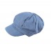  Ladies Denim Newsboy Gatsby Cap Octagonal Baker Peaked Beret Driving Hat  eb-78111878